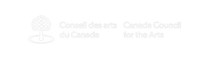 Logo conseil des arts du Canada blanc