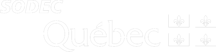 Logo SODEC Québec blanc