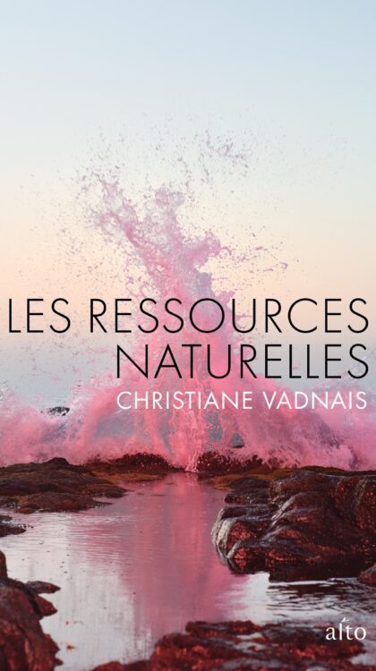 Couverture Les ressources naturelles de Christiane Vadnais. Crédit : Inka & Niclas Lindergård.