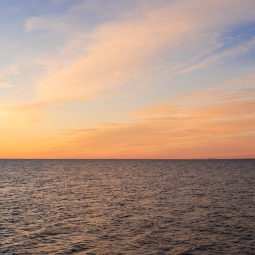Levée du soleil, baie des chaleurs