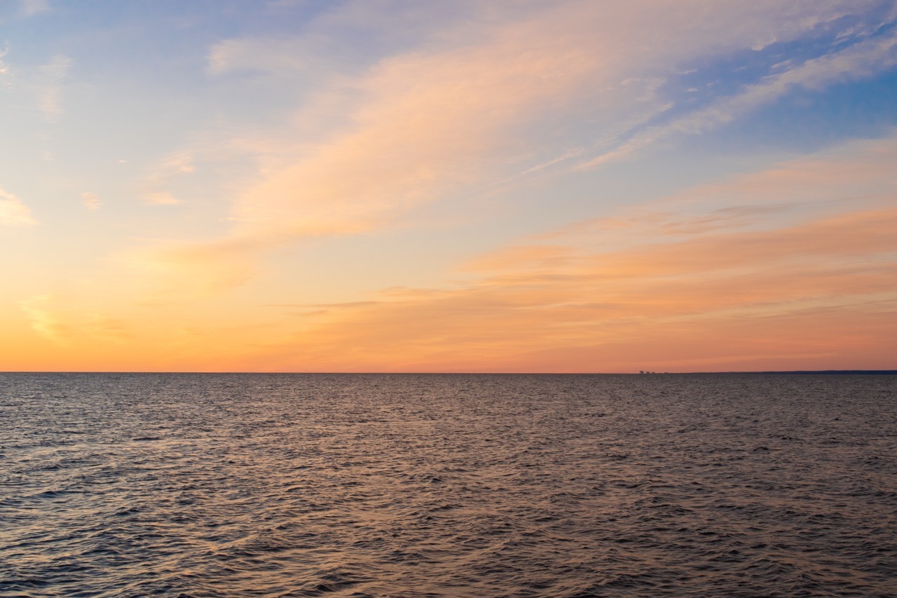 Levée du soleil, baie des chaleurs
