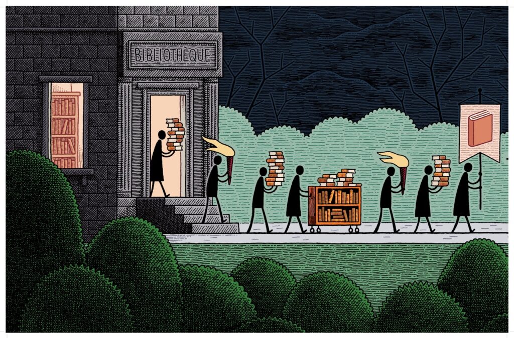 Procession de bibliothécaires 1re partie