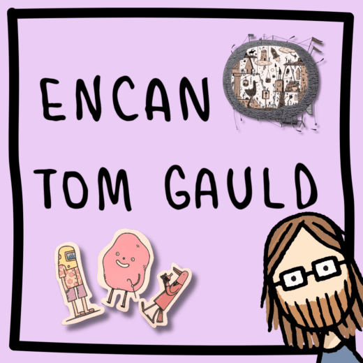 Visuel d'accueil de l'encan Tom Gauld